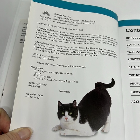 What is my cat Thinking by Gwen Bailey Hardback Book - Picture 7 of 11